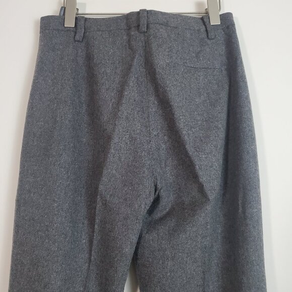 Gap Vintage Dress Pants Gray 0 Virgin Wool Y2K Business Preppy Academia Trousers - Picture 6 of 13
